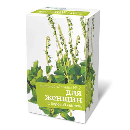 Фиточай Алтайский кедр №2 Для женщин. С боровой маткой 30 пакетиков
