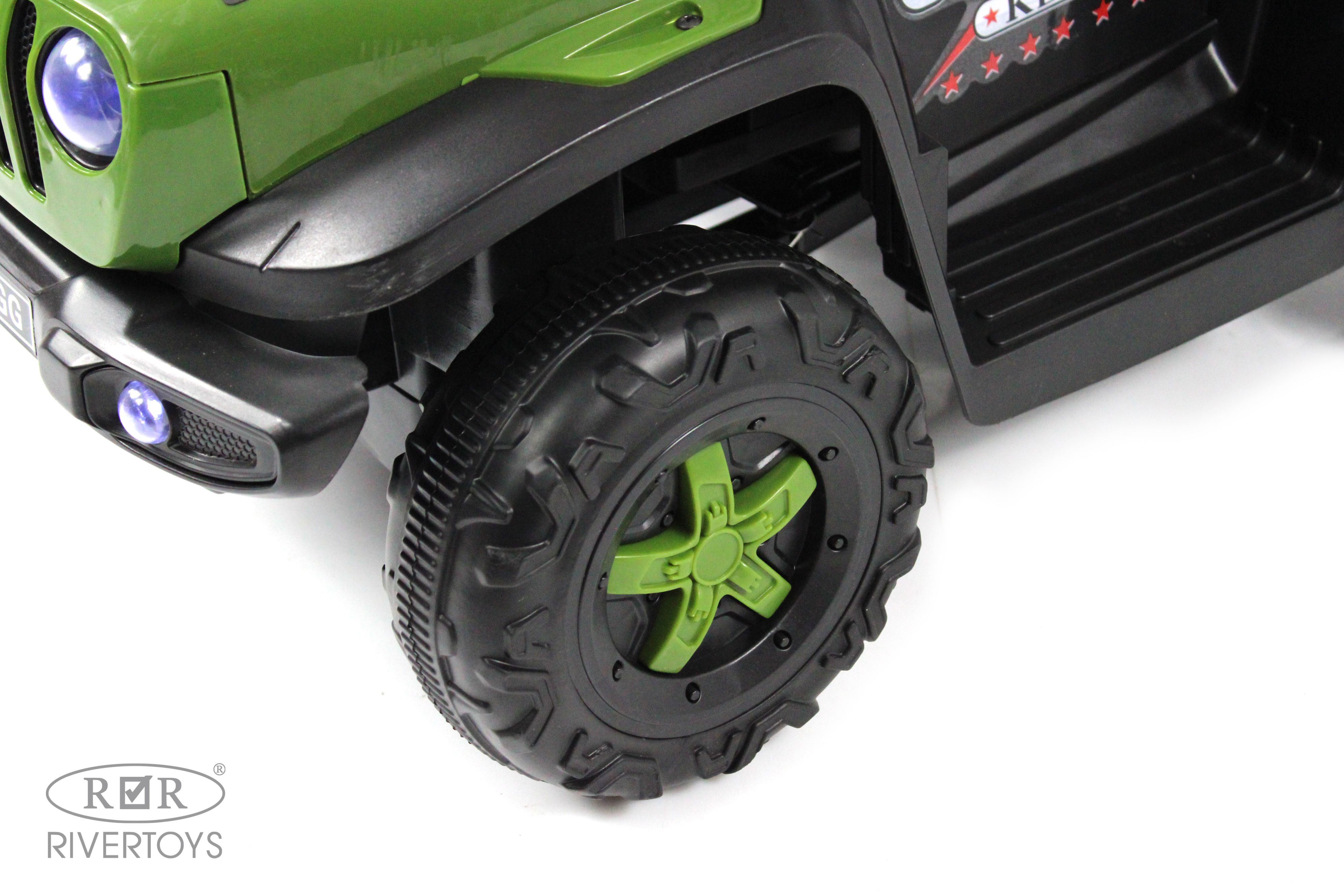 Электромобиль RIVERTOYS G003GG-GREEN С пультом ДУ - фото 12
