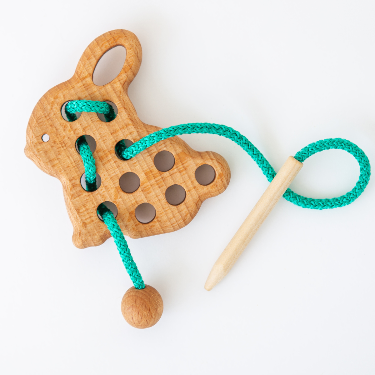 Игрушка Mag Wood шнуровка Зайчик - фото 4