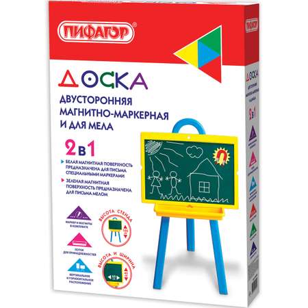 Магнитно-меловая доска Пифагор