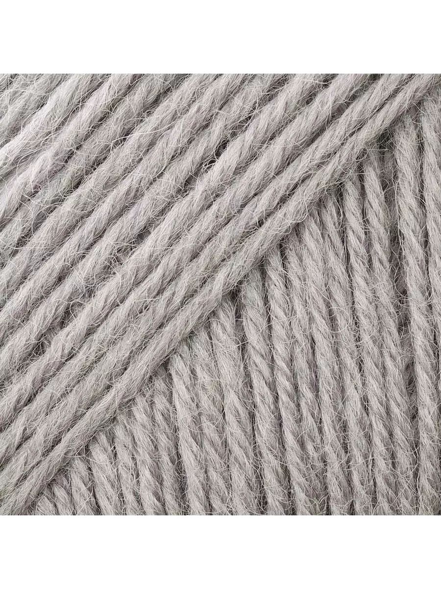 Пряжа ВЯЗЬ Шерстяная для повседневной одежды 100 гр 165 м 3 мотка 13 светло-серый - фото 7