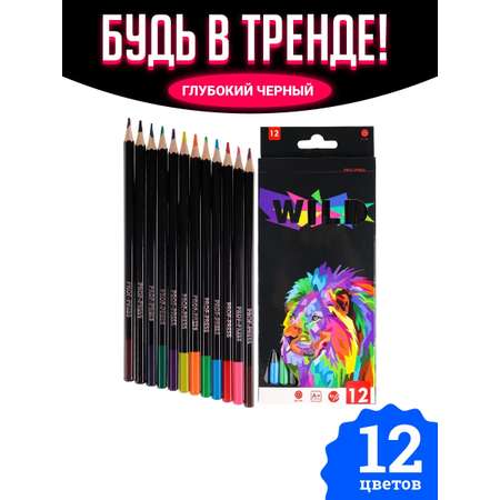 Карандаши цветные Prof-Press 12 шт.