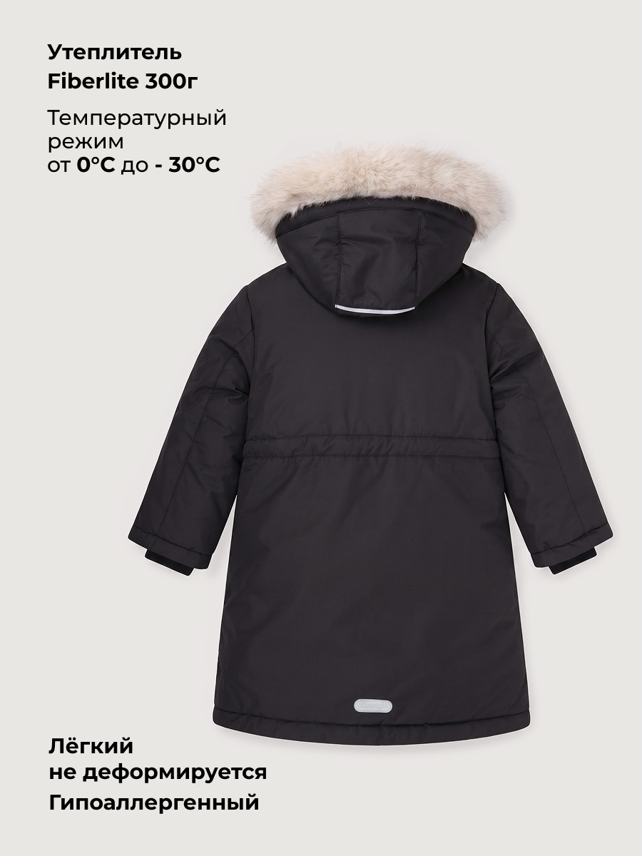 Парка NIKASTYLE п5з6225 черный - фото 5