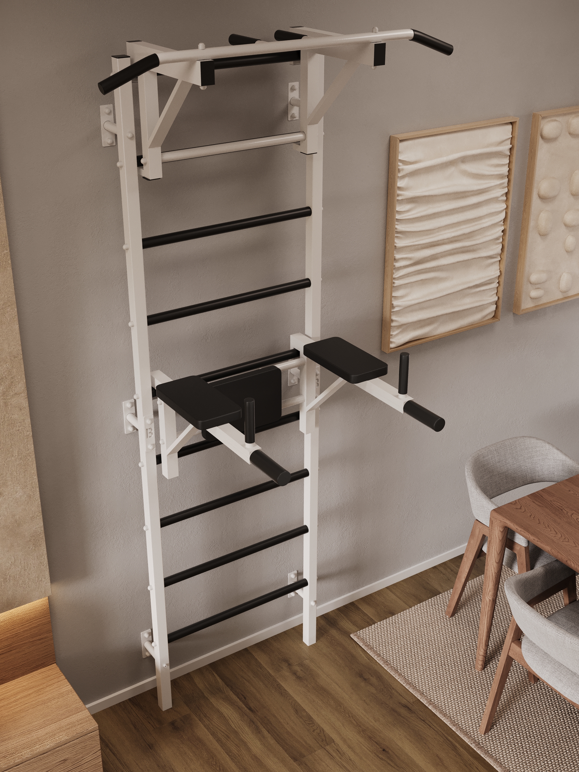 Шведская стенка BORABO PRO с навесным оборудованием - фото 17