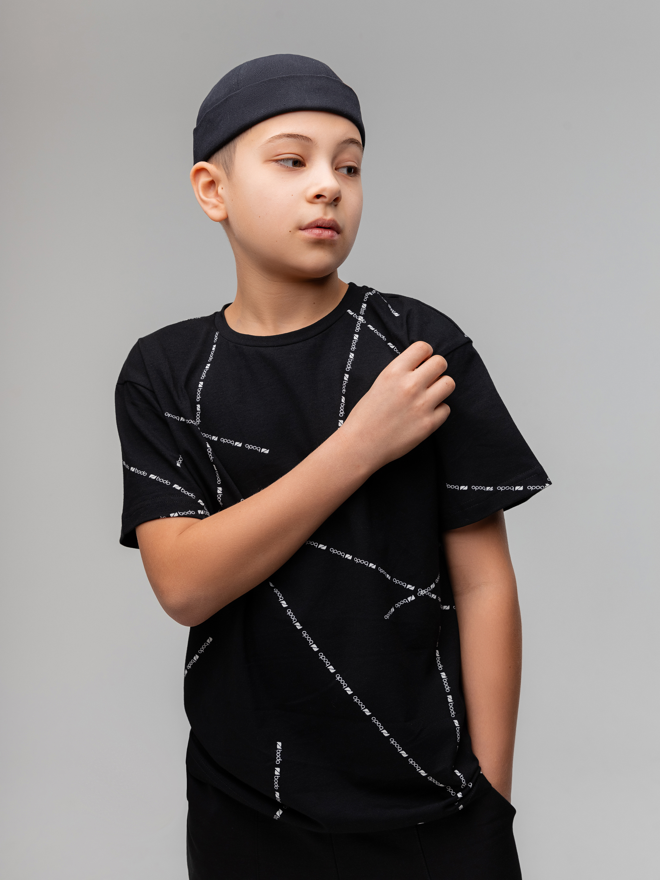 Футболка Bodo 36-45MU_черный - фото 3