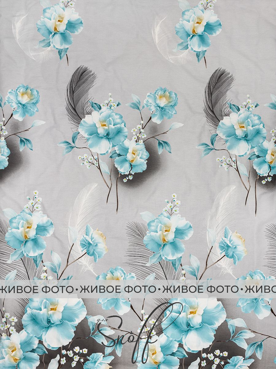 Комплект постельного белья для SNOFF Кьяра сатин полутораспальный 4 предм. - фото 6