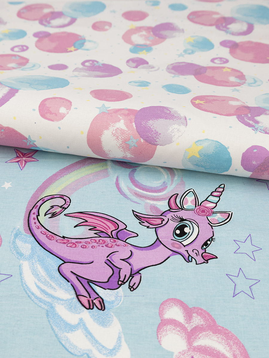 Комплект постельного белья BRAVO kids dreams Единорог простыня на резинке полутораспальный 3 предм. - фото 6