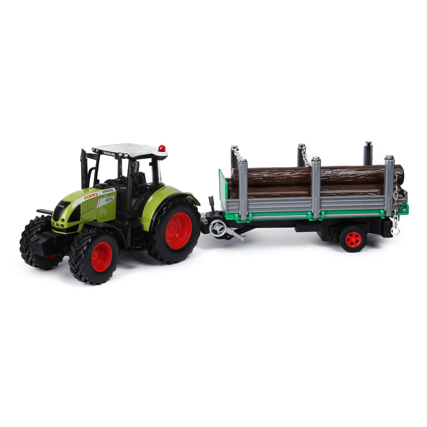 Трактор Mobicaro Claas с прицепом 1:32 184016.0 - фото 1