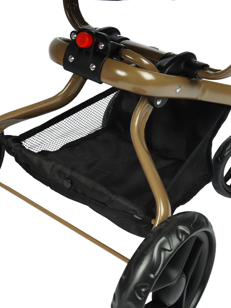 Коляска-трансформер для кукол Рыжий кот 9695-GN - фото 8