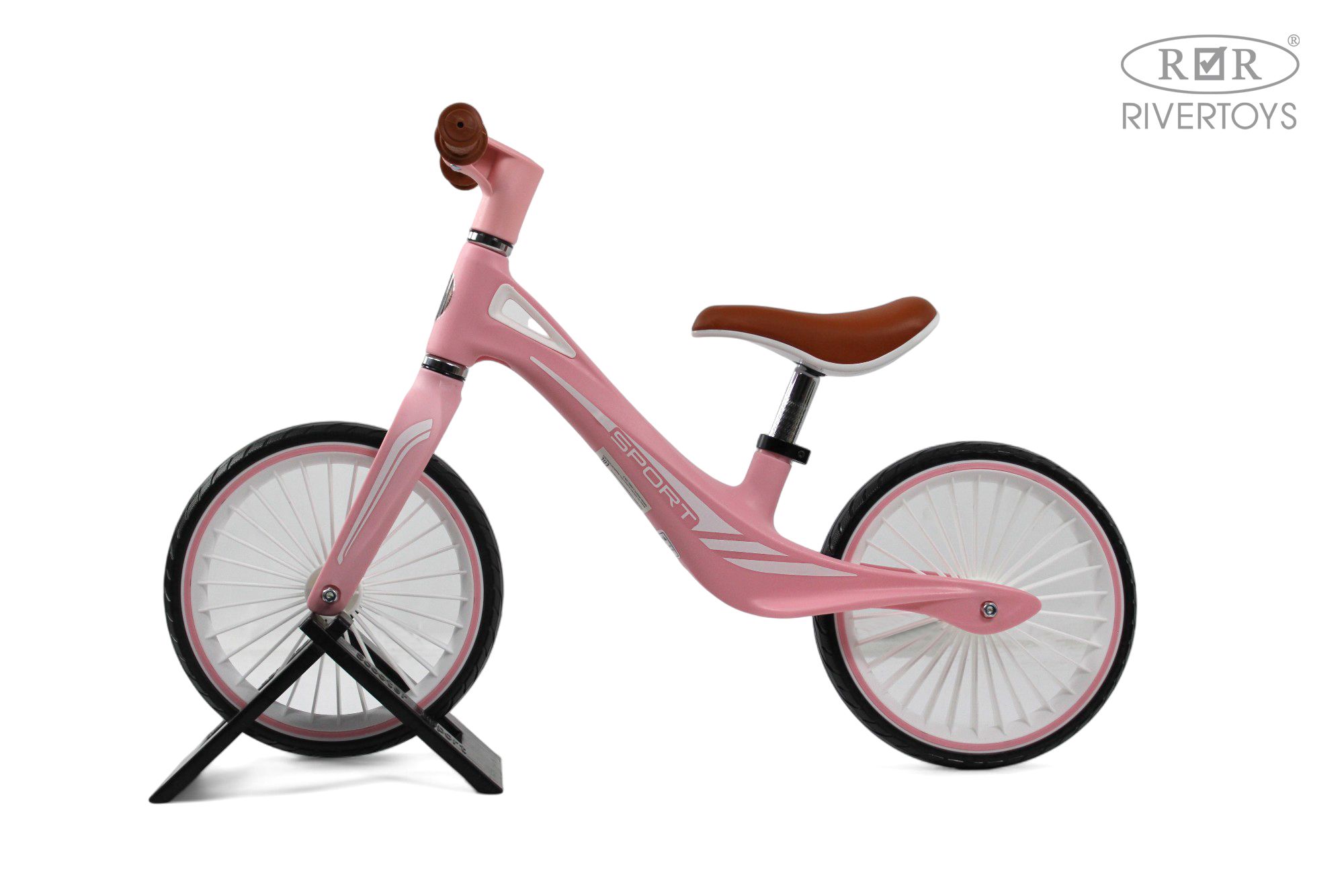 Двухколесный беговел RIVERTOYS 12 дюймов - фото 3