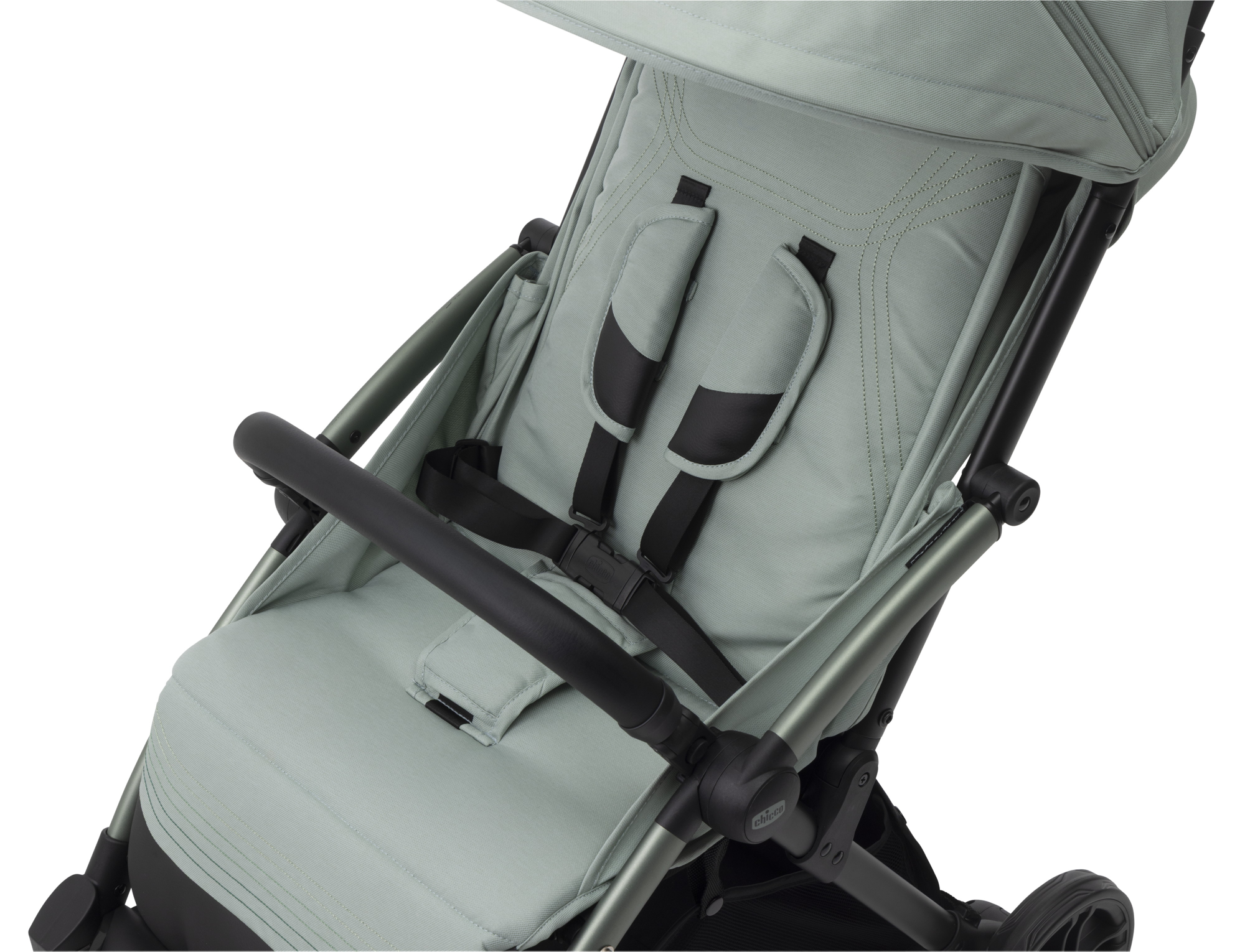 Коляска прогулочная Chicco Goody XPlus лёгкая Sage зеленый - фото 6