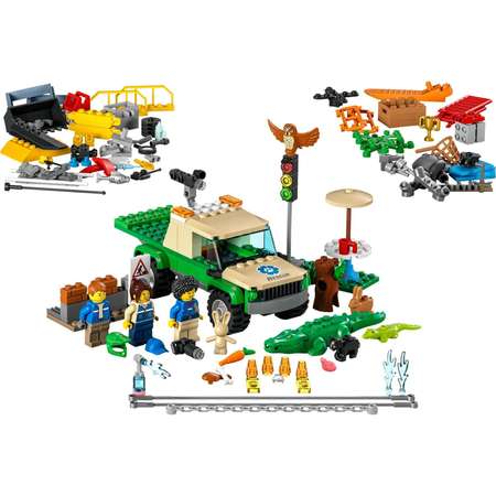 Конструктор LEGO City Wild Animal Rescue Missions блочный
