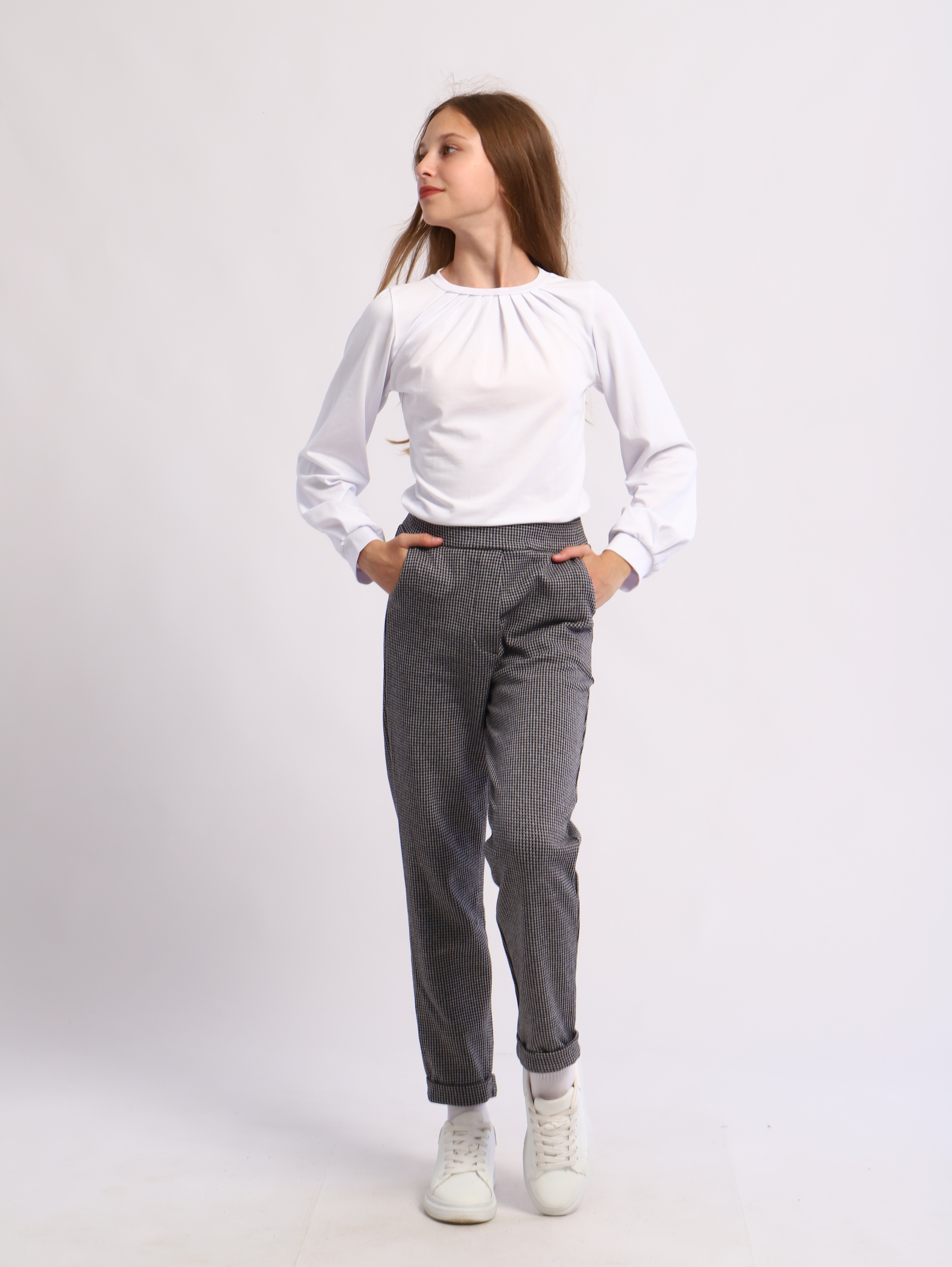 Брюки ЛАДОШКИ Брюки Ким графит - фото 2