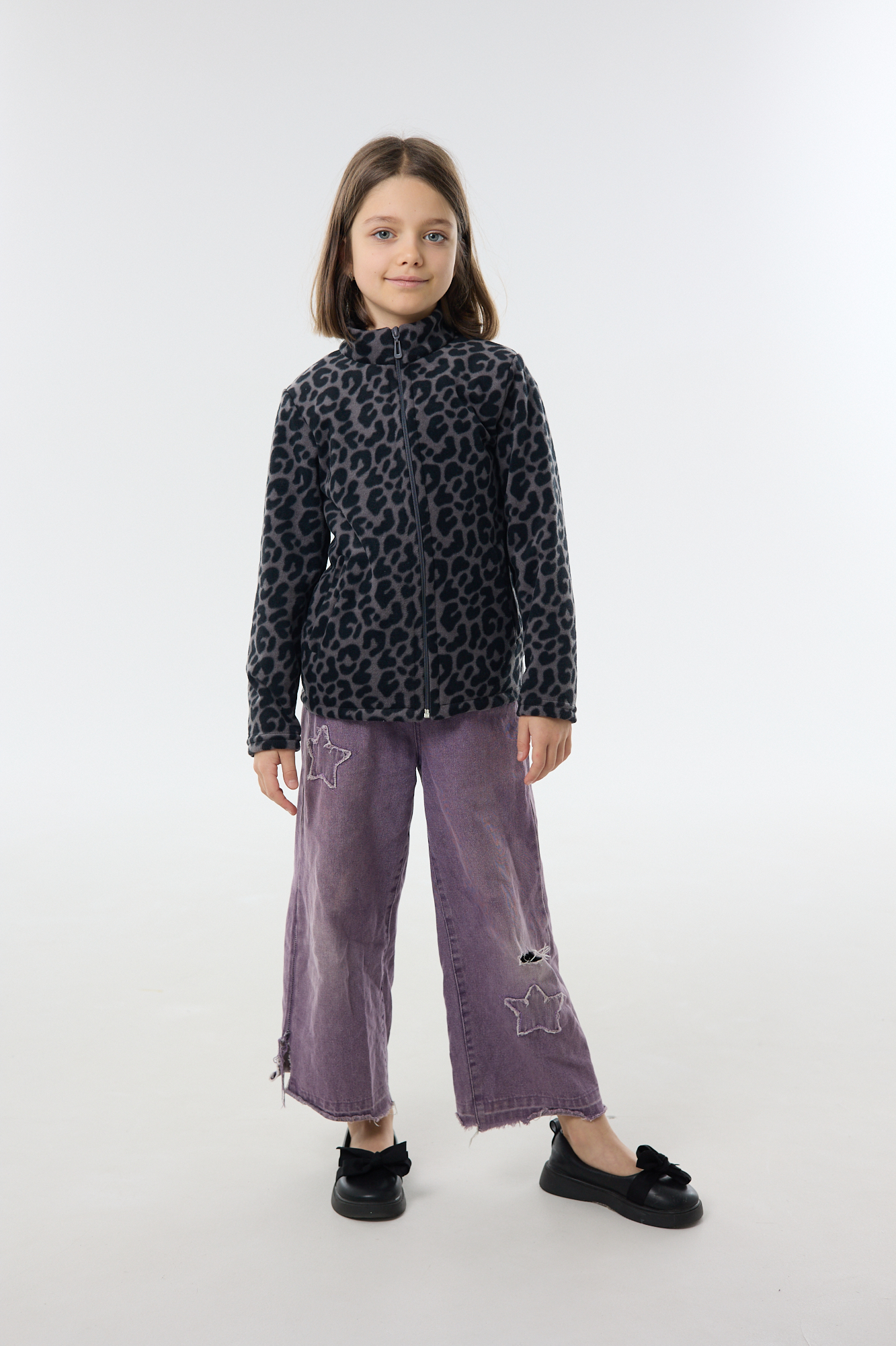 Толстовка YAXX 01-леопард серый - фото 1