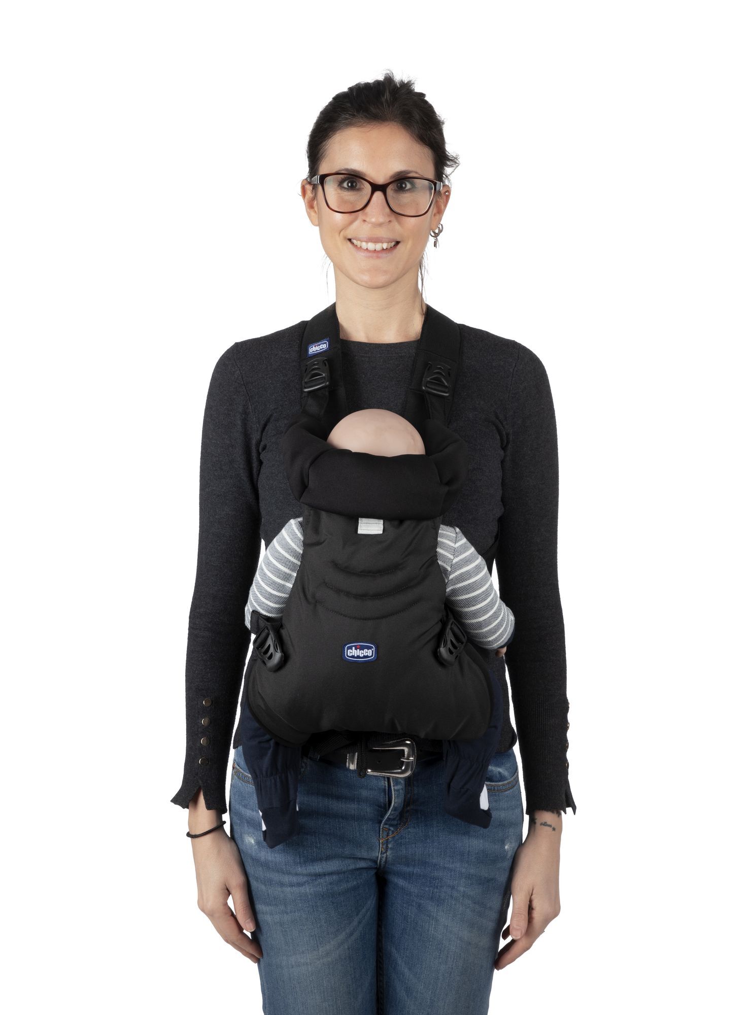 Эргорюкзак для малышей Chicco EASYFIT от 0 мес черный - фото 11