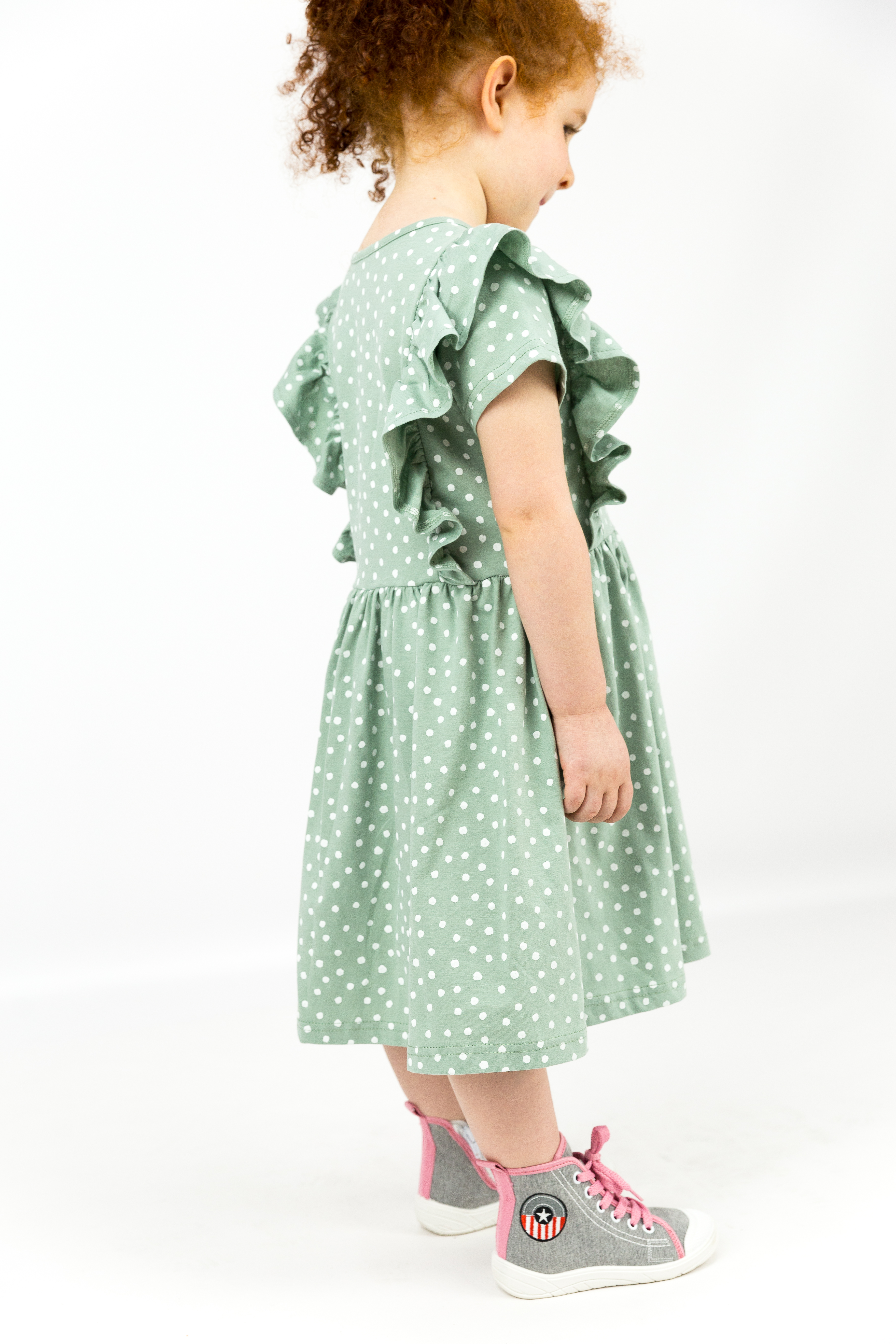 Платье Baby boom С176/2-К Snowbal полынь - фото 2