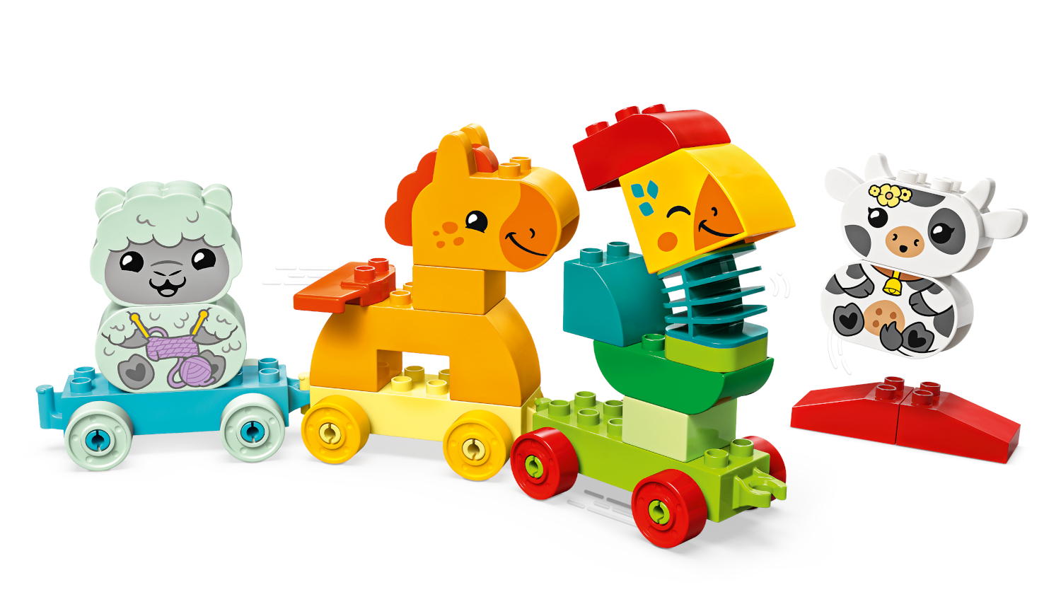Конструктор LEGO DUPLO Поезд с животными 19 дет. - фото 2