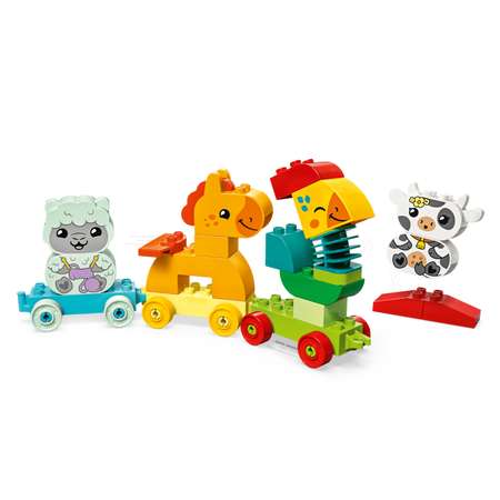 Конструктор LEGO DUPLO Поезд с животными блочный