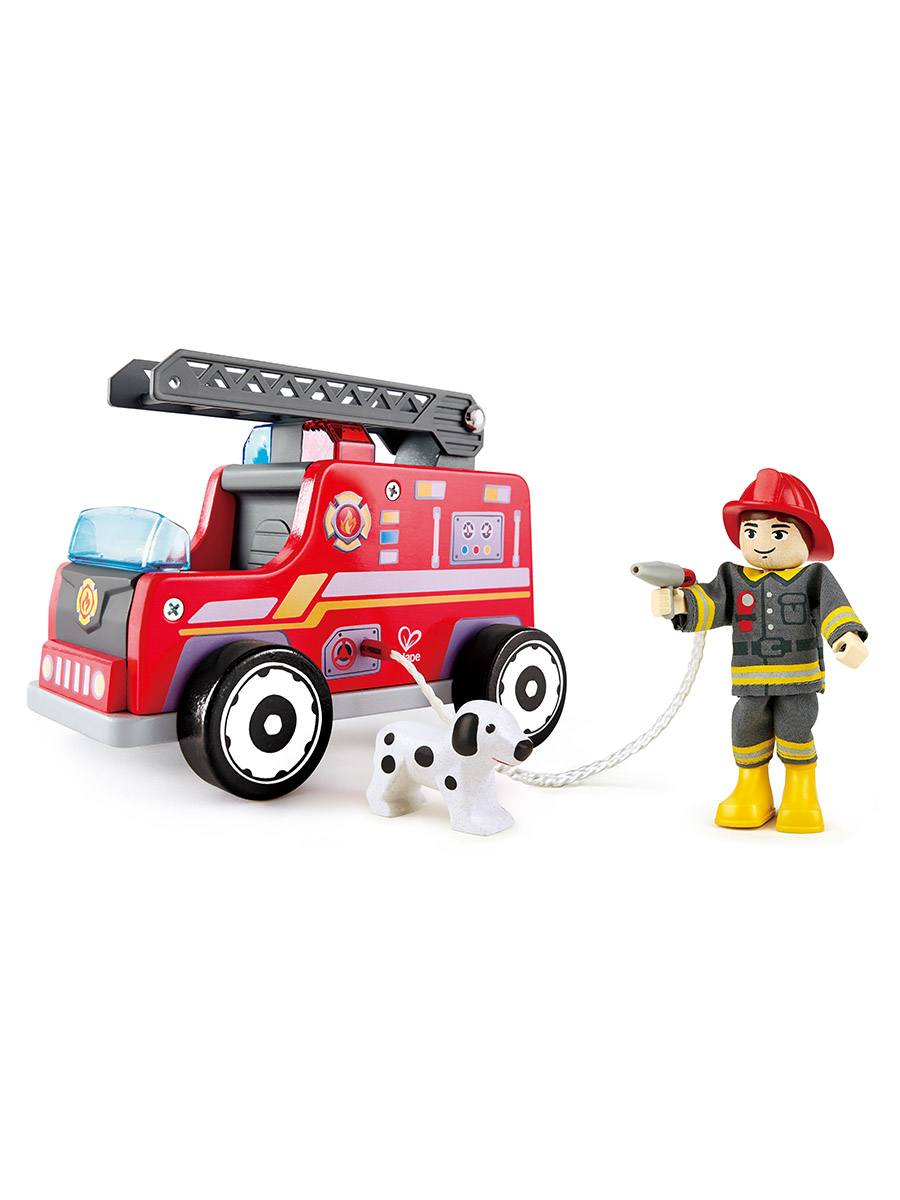 Пожарная машина Hape с водителем E3024_HP - фото 3