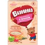 Каша Винни молочная 5 злаков яблоко-малина 200г 6месяцев