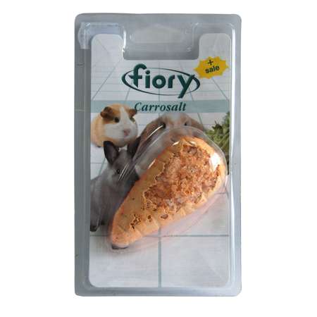 Био-камень для грызунов Fiory Carrosalt с солью в форме моркови 65г