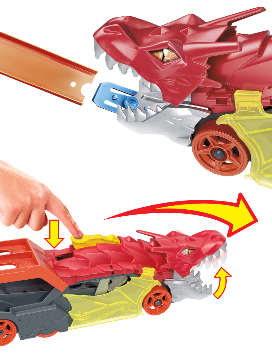 Грузовик Hot Wheels GTK42 машинка дракон GTK42 - фото 5