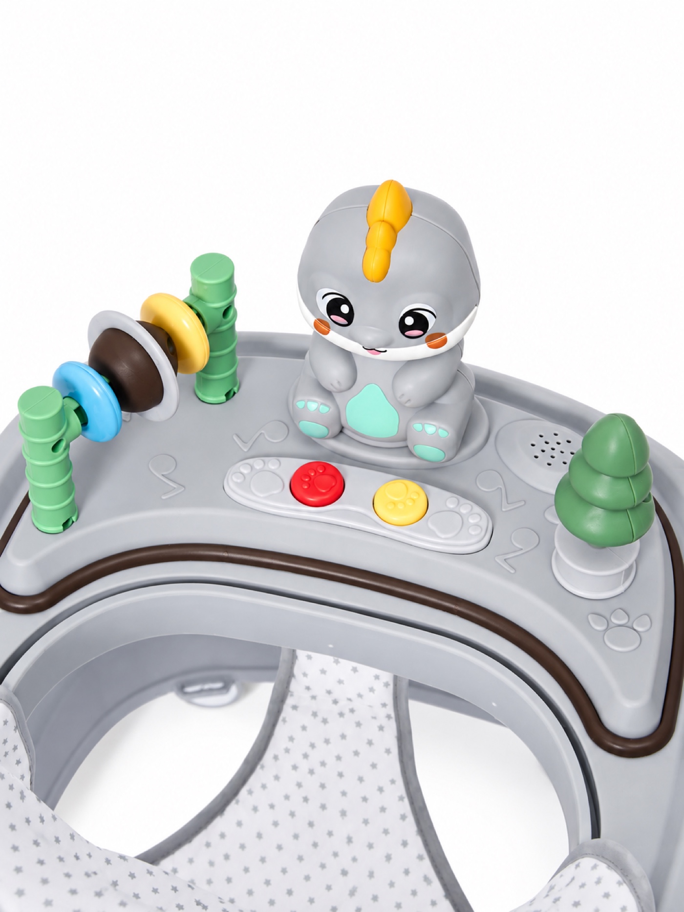 Ходунки BabyGo Lux серый - фото 6
