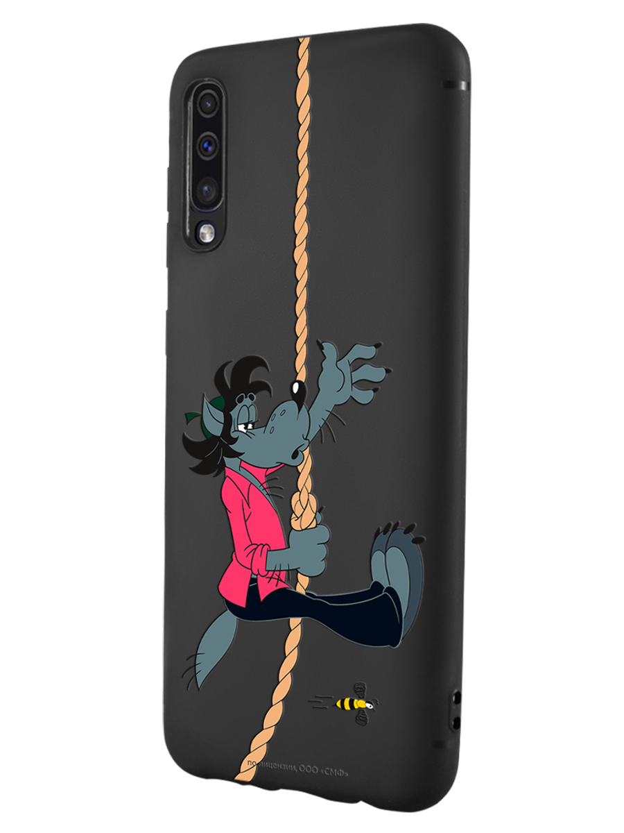 Силиконовый чехол Mcover для смартфона Samsung A50 A30S A50S Союзмультфильм Полет волка - фото 1