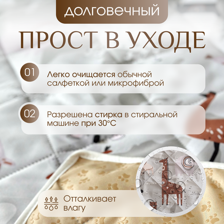 Детский коврик развивающий Лунатоп для малышей