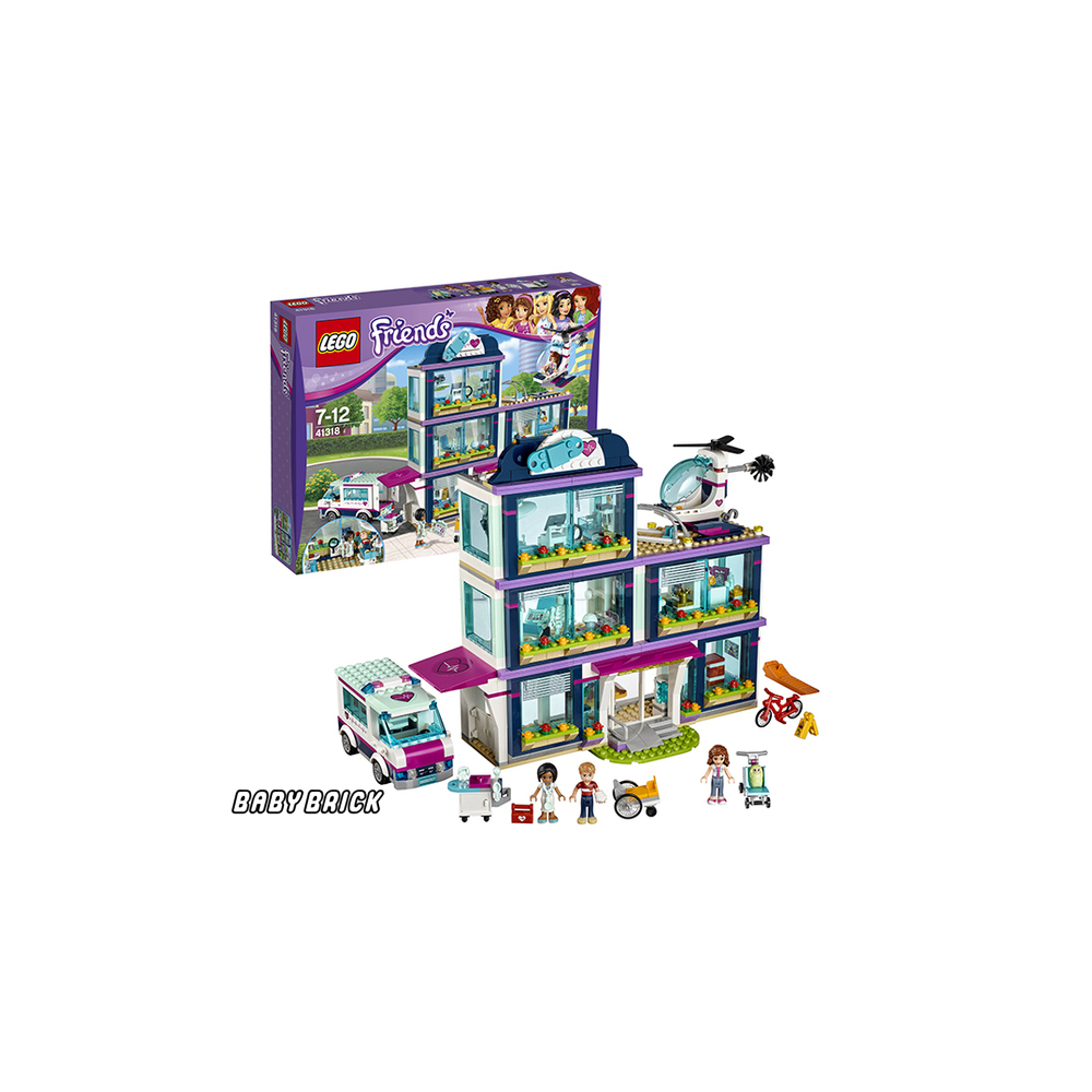 Конструктор LEGO Friends Клиника Хартлейк-Сити 41318 871 дет. - фото 2