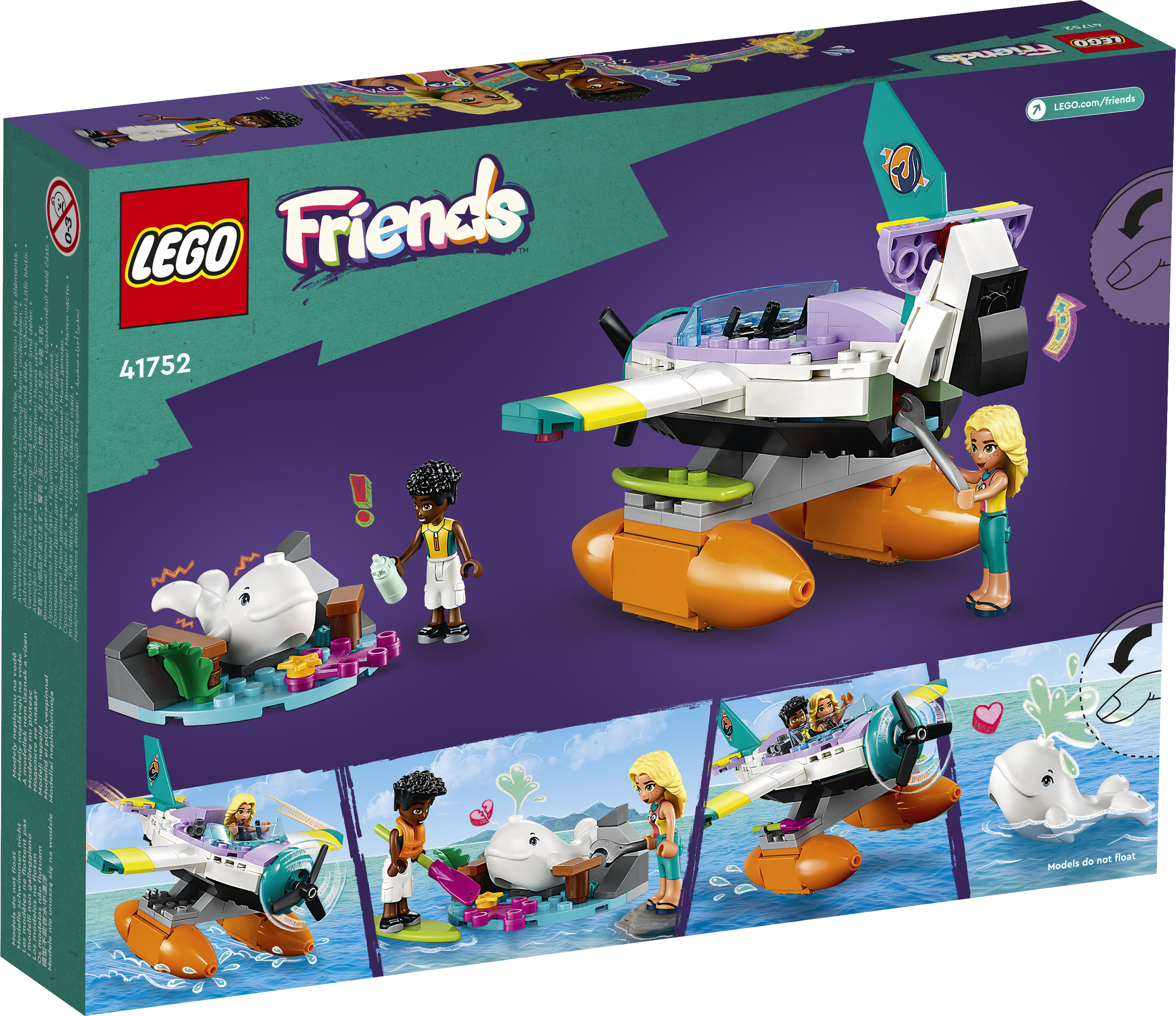 Конструктор LEGO Friends Sea Rescue Plane 203 дет. - фото 7