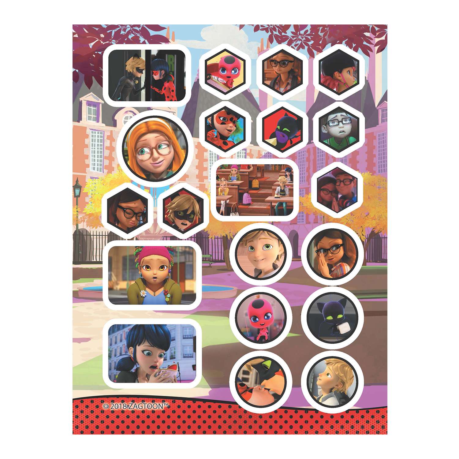 Книга ND PLAY Наклейки Леди Баг и Супер-Кот Друзья - фото 4