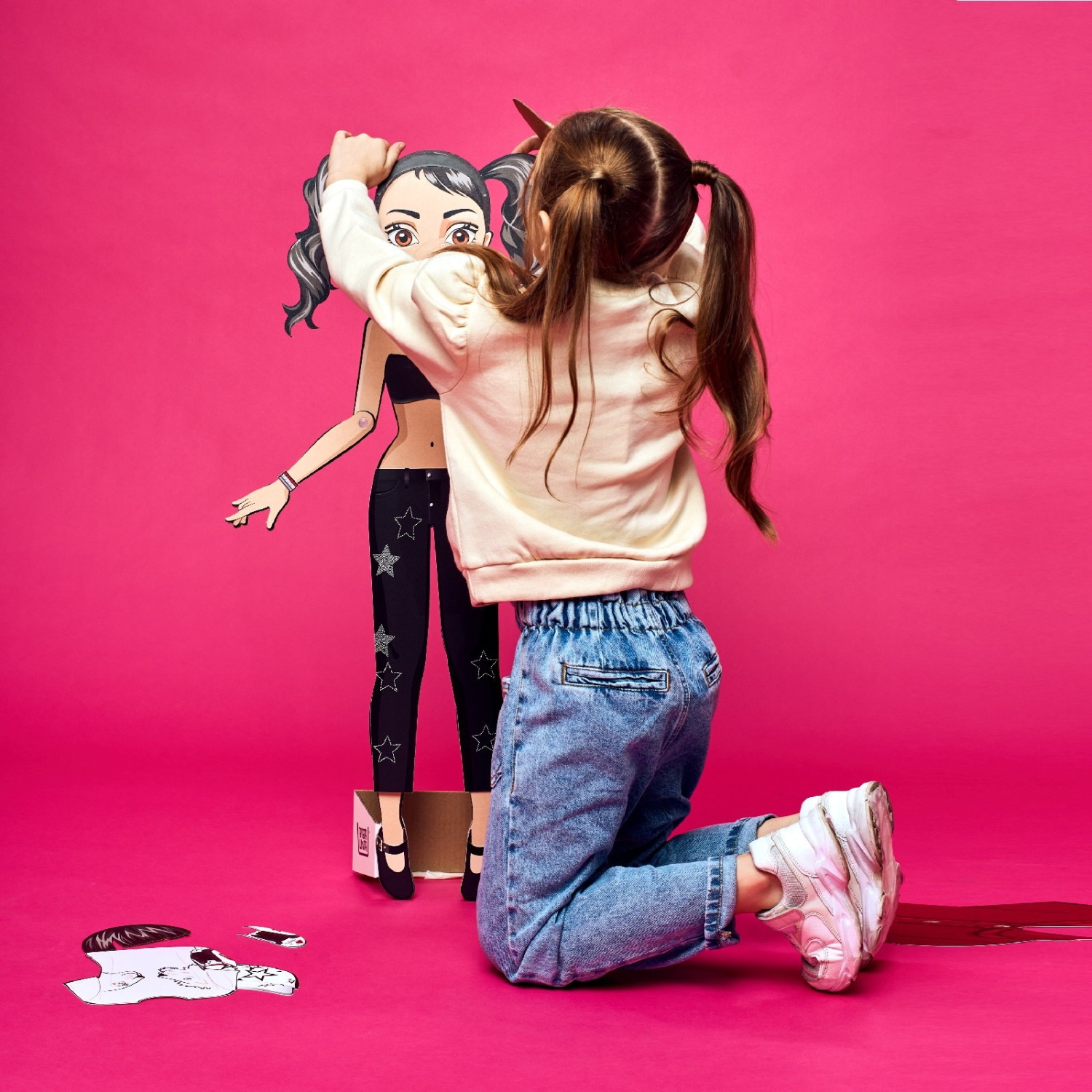Кукла большая (ростовая) BIBALINA Trendy doll Хлоя ИНП-102 - фото 7