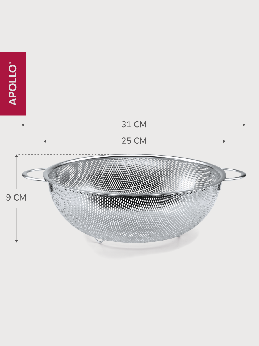 Дуршлаг металлический APOLLO 25 см - фото 5
