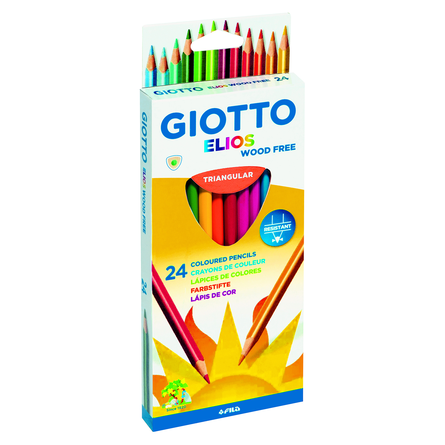 Карандаши цветные GIOTTO 24 шт. - фото 1