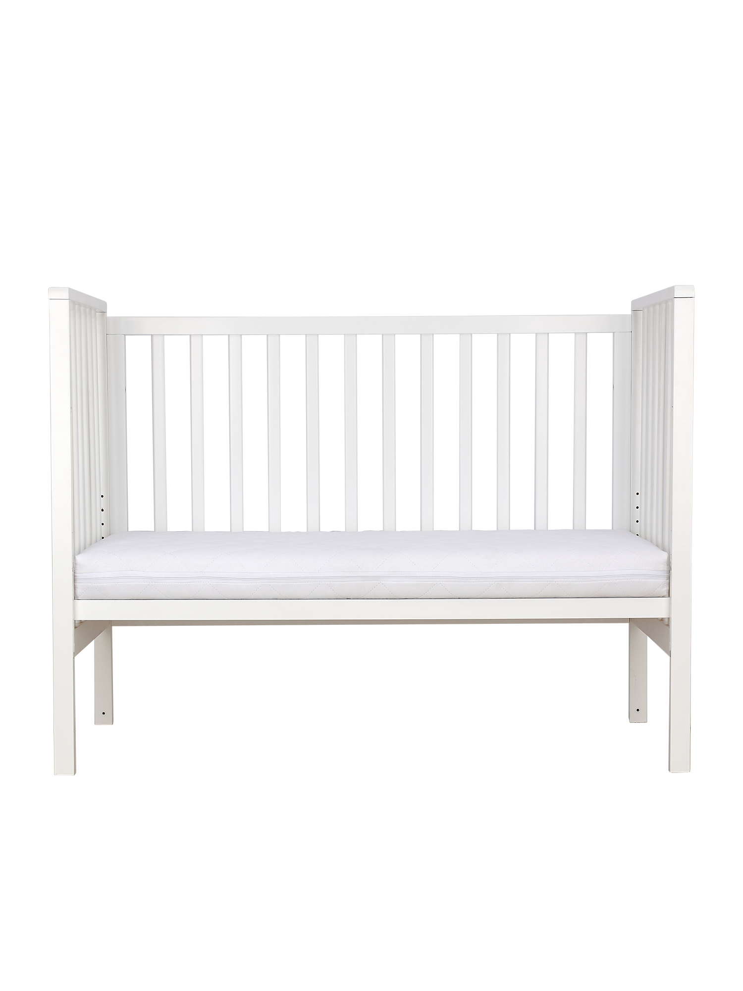 Детская кроватка Sweet Baby Luna с матрасом, без маятника (белый) - фото 13