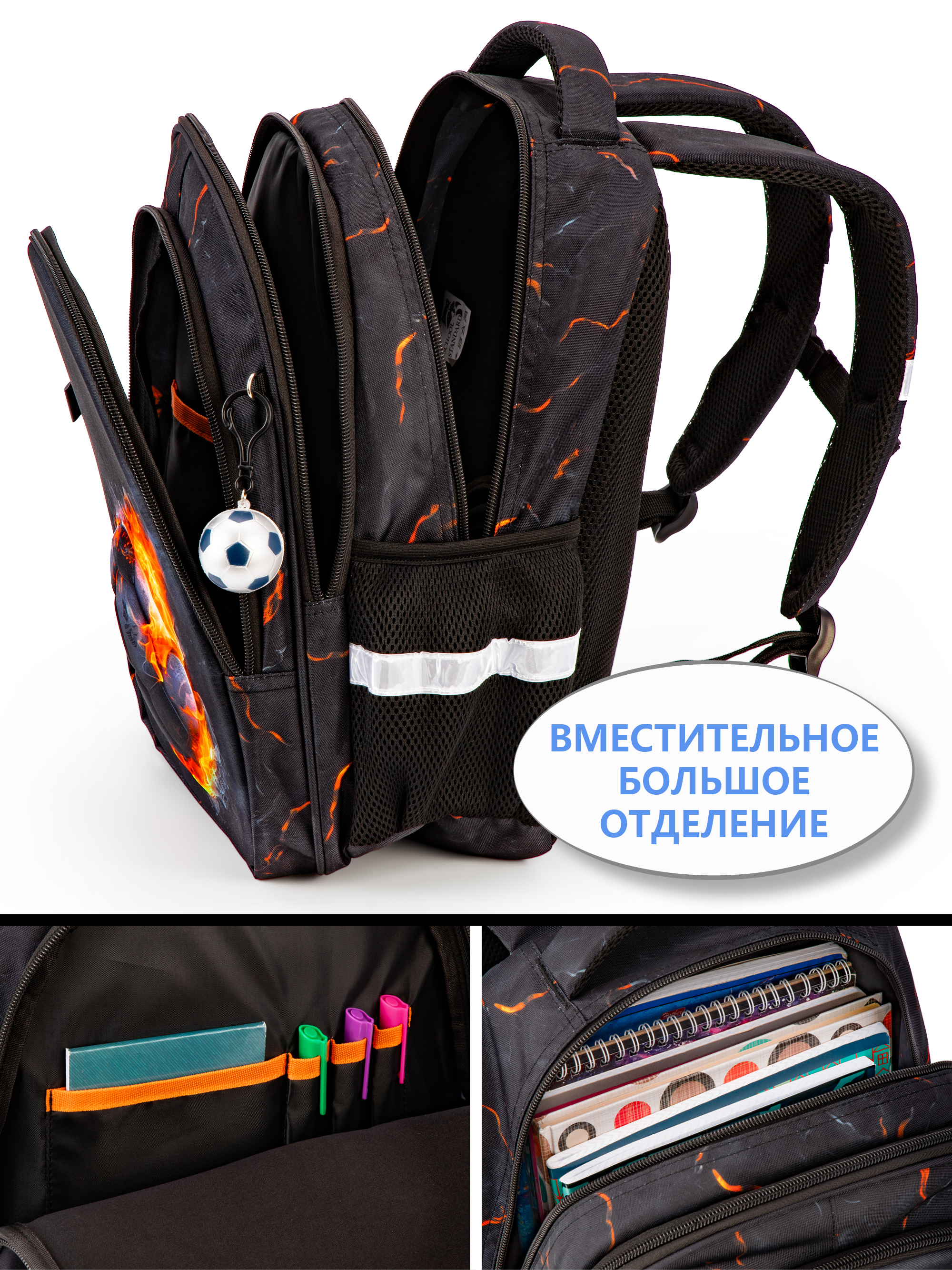 Рюкзак School Standard первокласснику набор 4 в 1 - фото 9