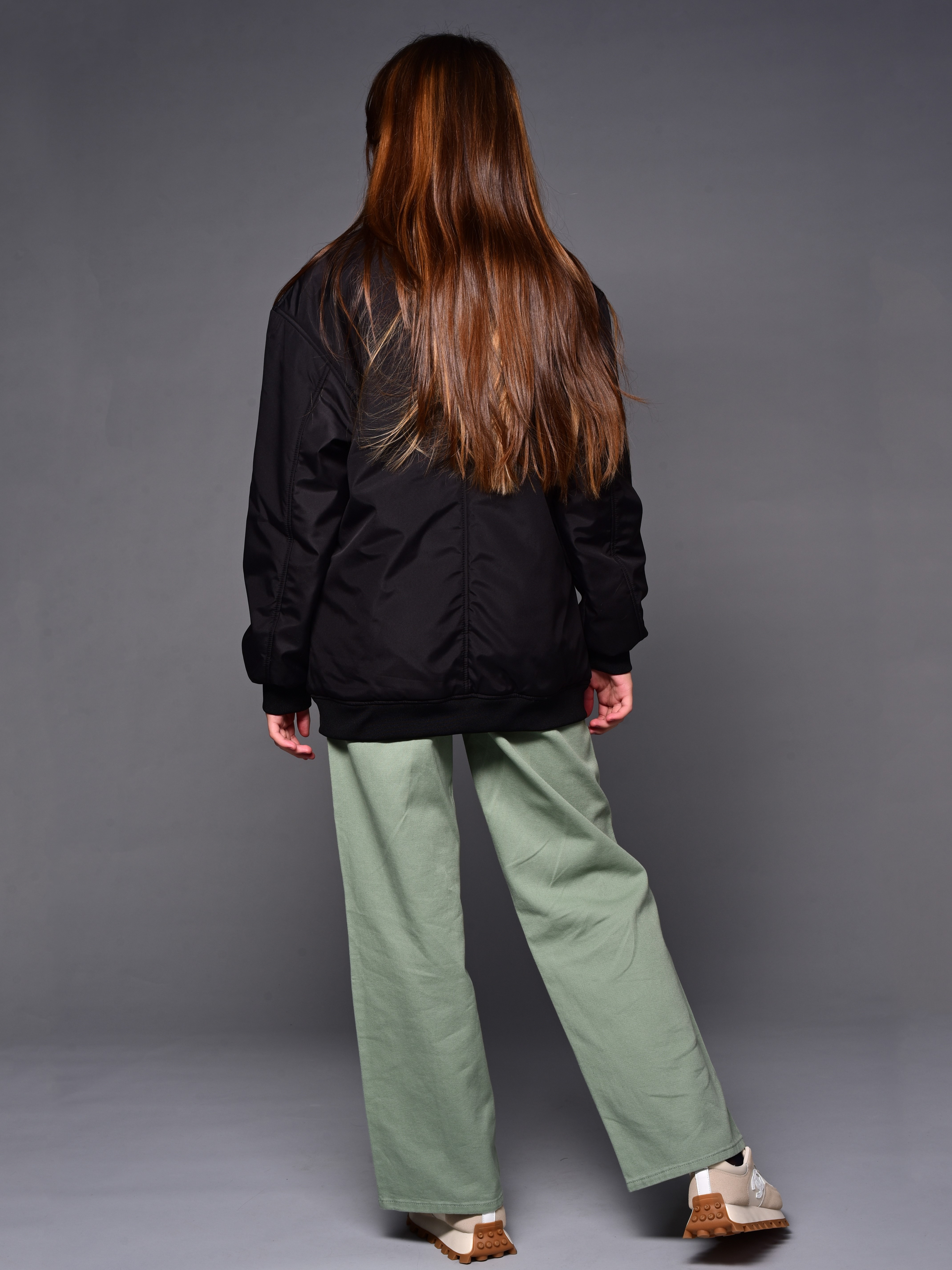 Бомбер Аврора 1043-Д/черный - фото 9