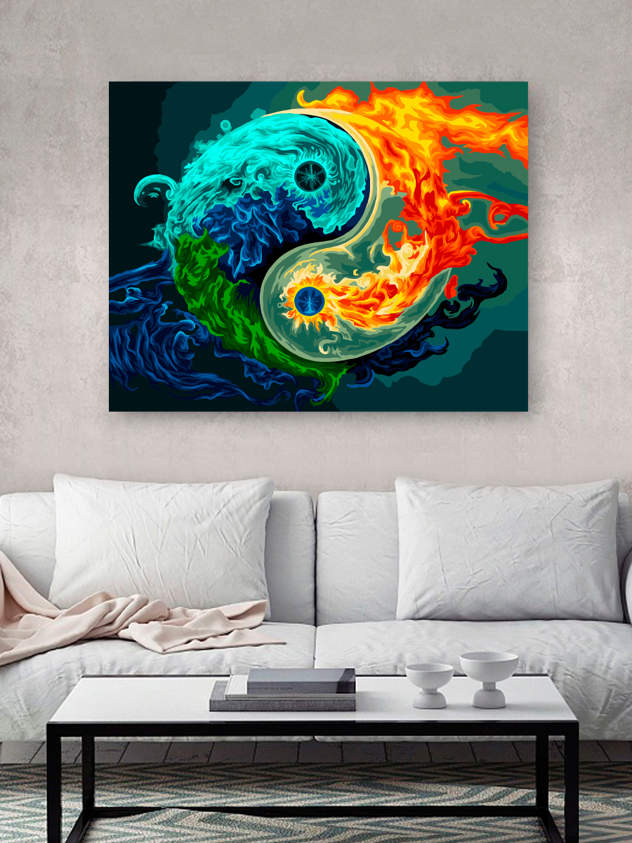 Картина по номерам Hobby Paint Инь и ян в ассортименте - фото 3