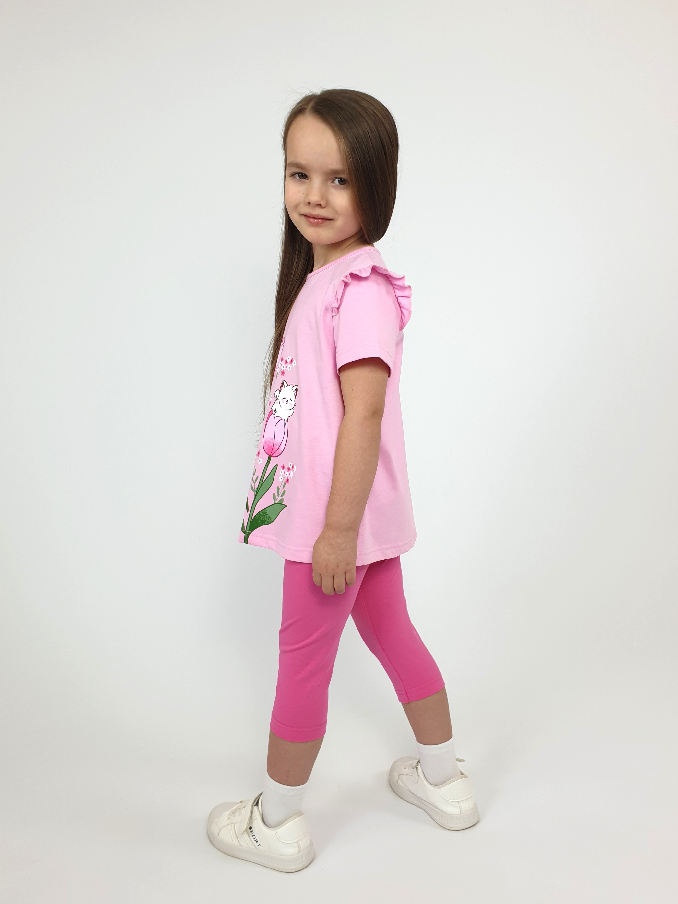 Футболка и леггинсы Luneva 02-154-1. - фото 7