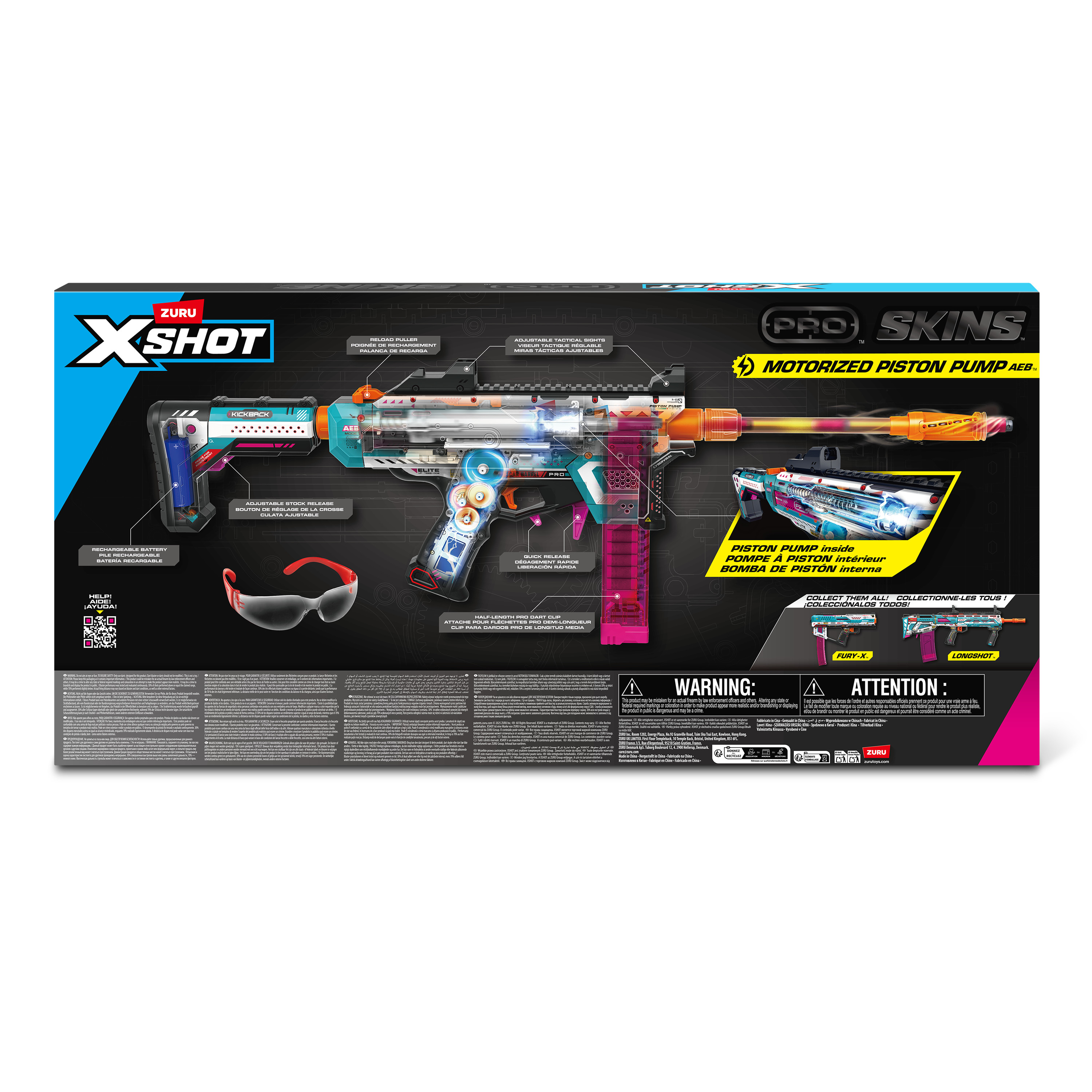 Бластер Zuru XSHOT  с моторизованным бластером - фото 11