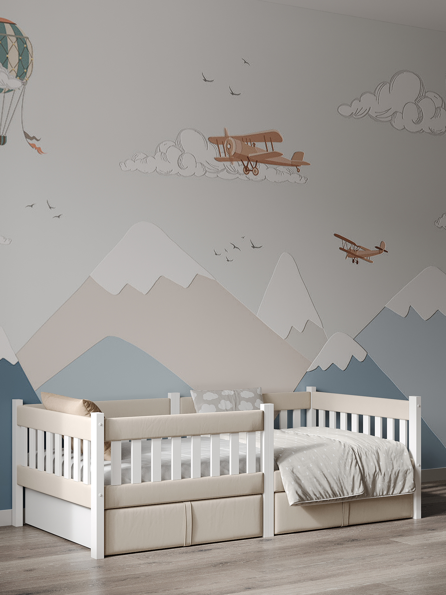 Кровать подростковая Moms charm (бежевый) - фото 9