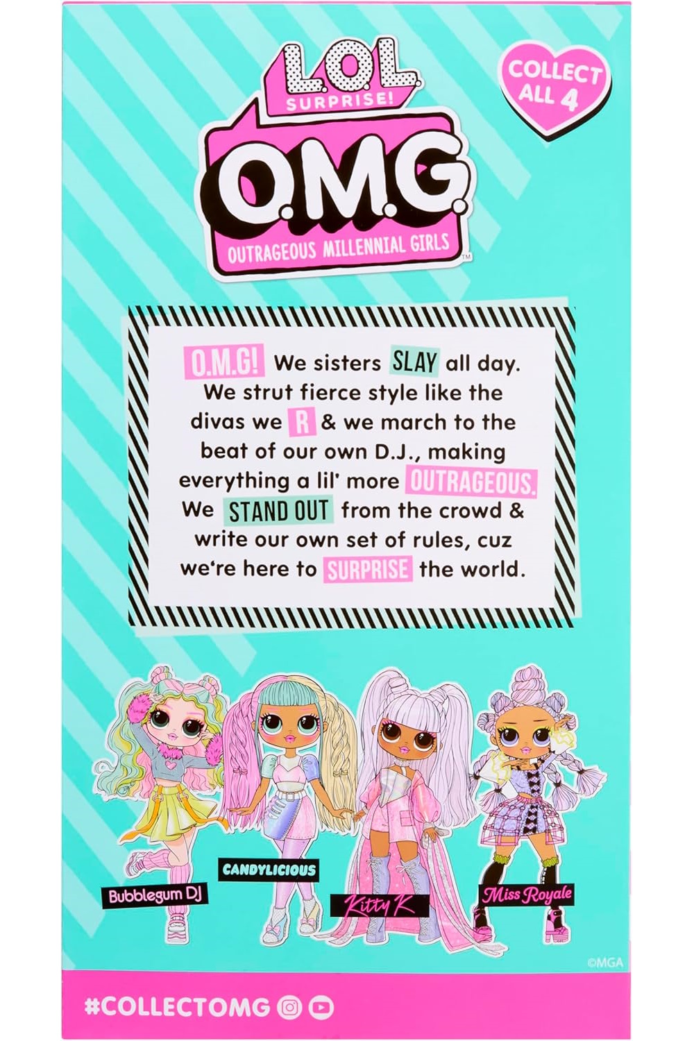 Кукла модельная L.O.L. Surprise! OMG Entry Bubblegum D.J. 595649-EUC - фото 6