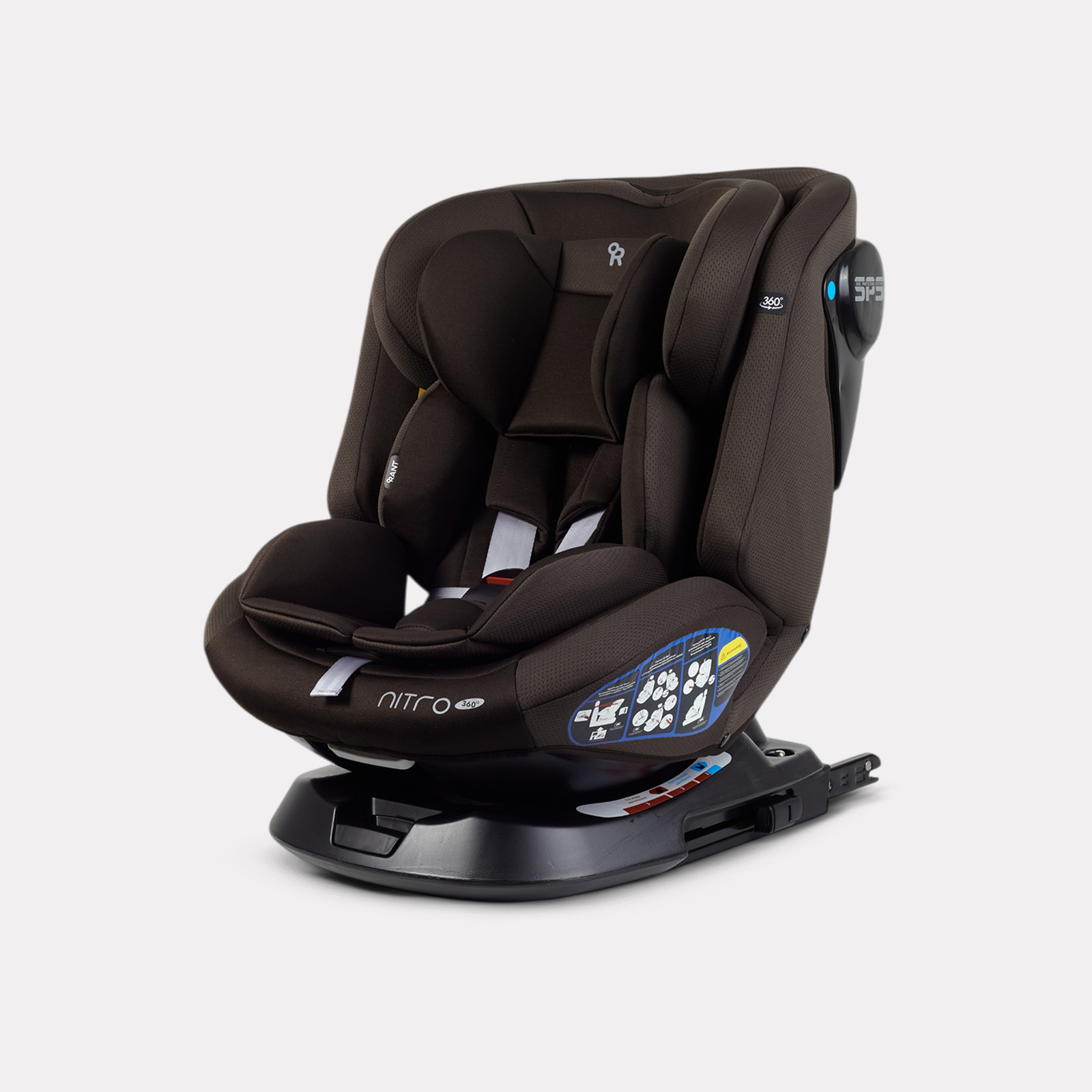 Автокресло Rant Nitro Isofix 0+/1/2/3 (0-36 кг) коричневый - фото 1