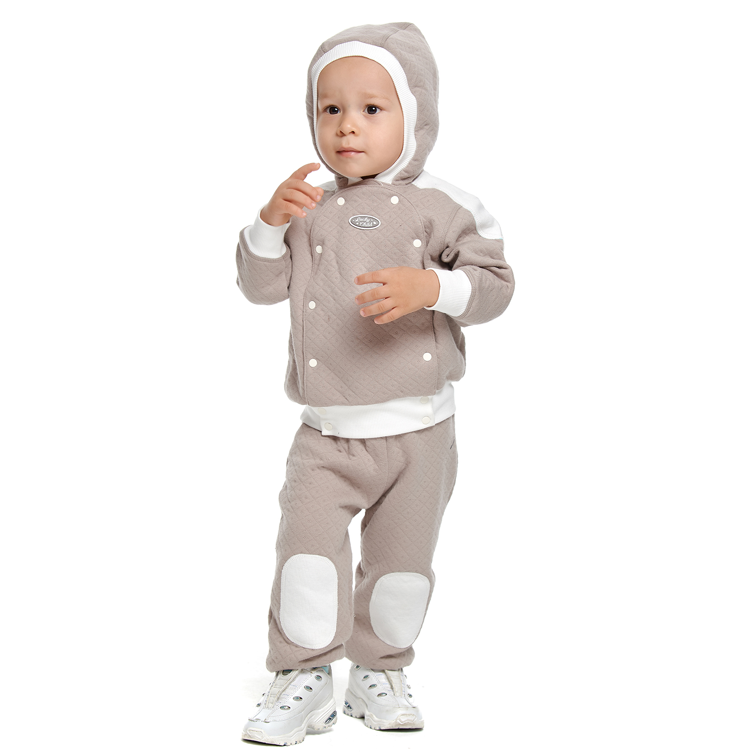 Брюки Lucky Child 24-14/беж/0-2 - фото 6