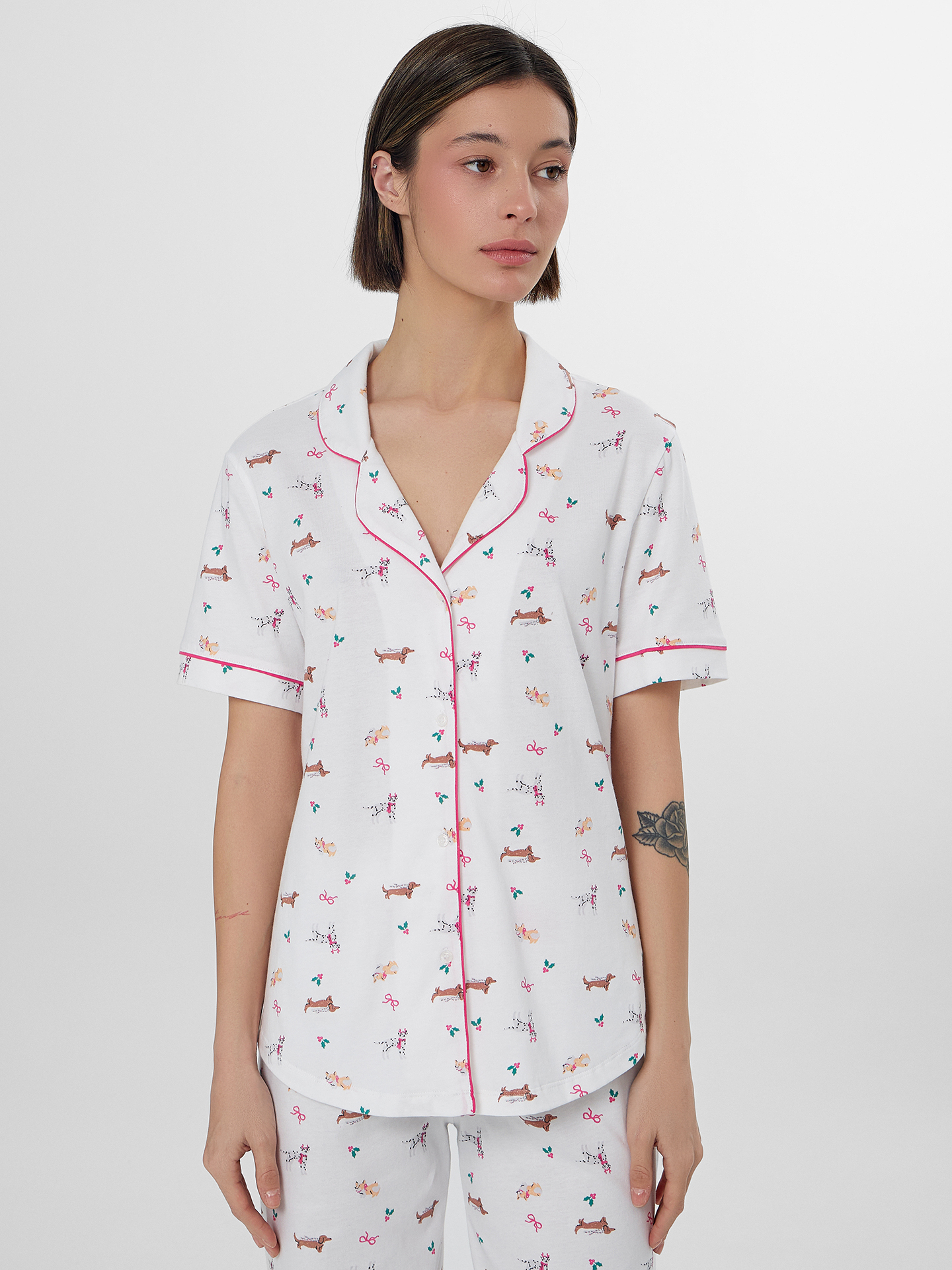 Пижама Mark Formelle (Марк Формэль) 592523-1/собачки на белом - фото 3