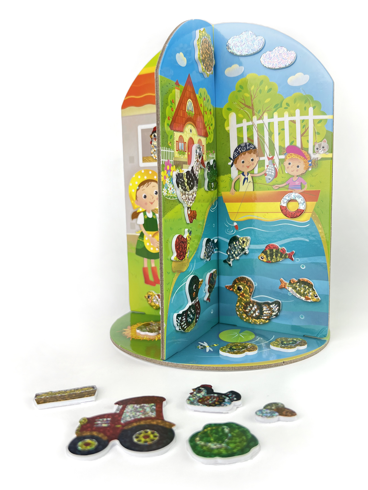 Набор для творчества Дрофа-Медиа аппликация На ферме - фото 5