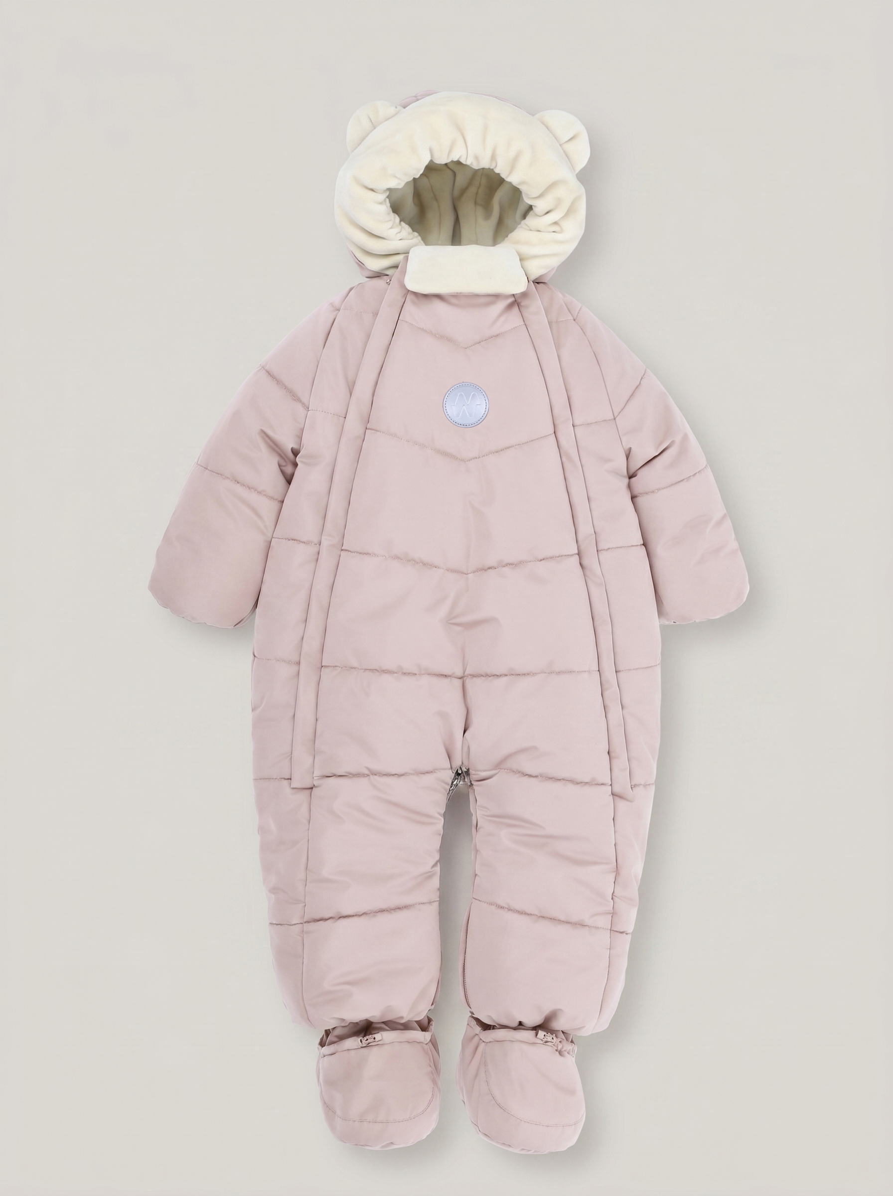 Комбинезон NIKASTYLE 8з0126 пудра - фото 9