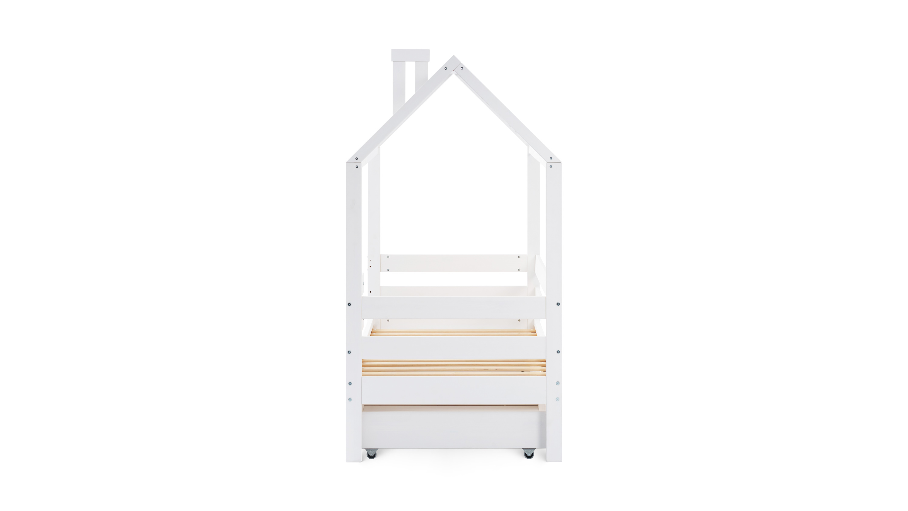 Кровать односпальная IKEA Ош (белый) - фото 12
