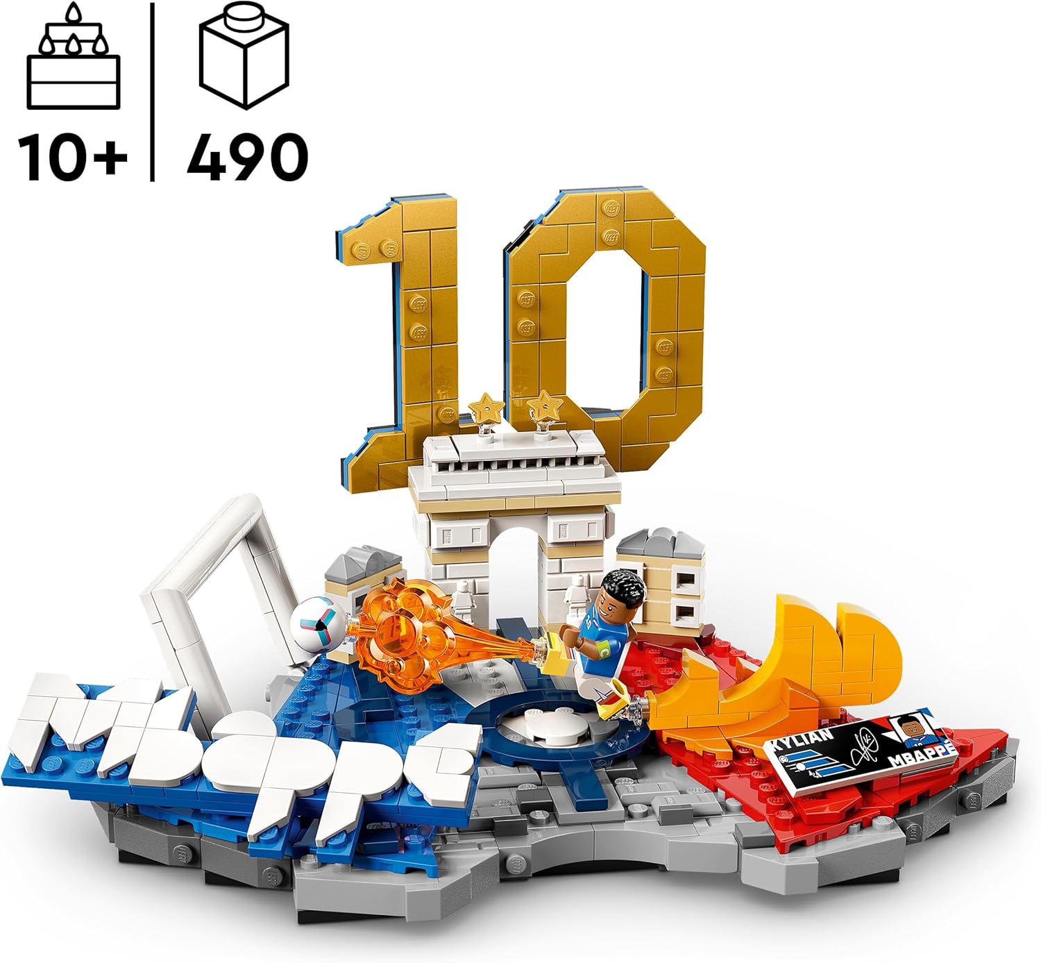 Конструктор LEGO Editions Мбаппе-лучшие моменты 490 дет. - фото 5